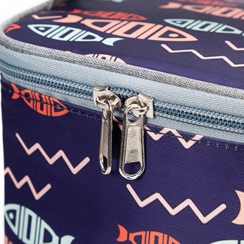 Новая цилиндрическая сумка для хранения пикника портативная удобная переноски