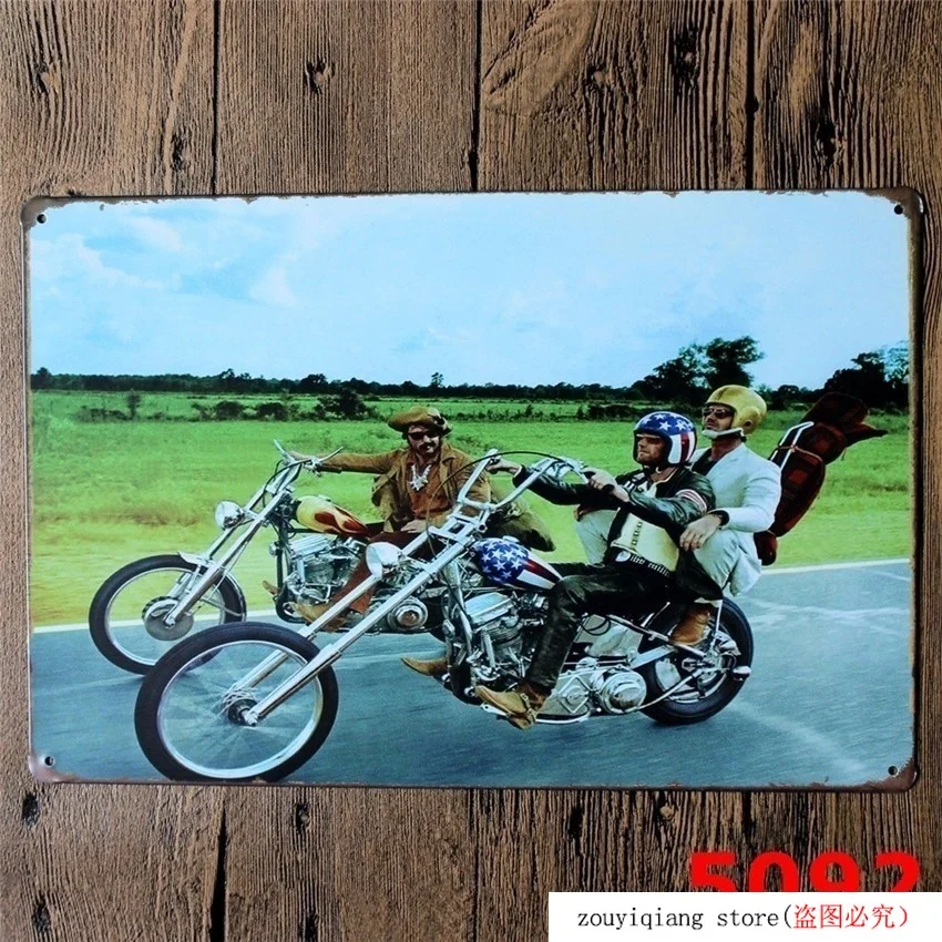 30*20cm Vintage Metal Tin Signs Motorcycle Medium Craft Iron Painting Wall Poster (Visit Our Store More Products!!!) | Дом и сад