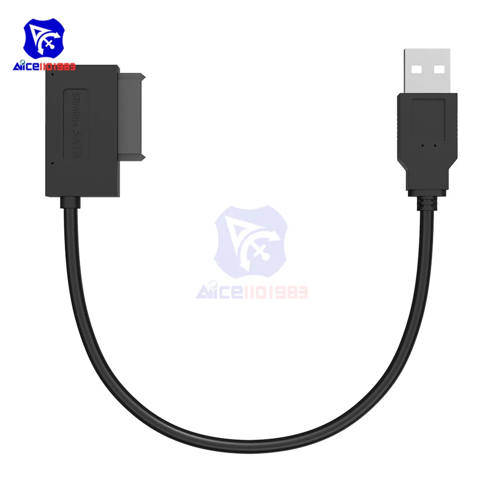 Diymore USB к 13Pin SATA Жесткий драйвер адаптер конвертер кабель для ноутбука