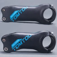 tomtou full carbon cycling road mountain bike stem bicycle accessories length 708090100110120130mm 3k matte blue
