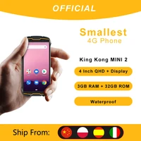 Cubot KingKong MINI2 Waterproof Rugged Phone QHD  Screen LTE Dual-SIM Face Android 3GB 32GB 13MP Camera MINI Phone