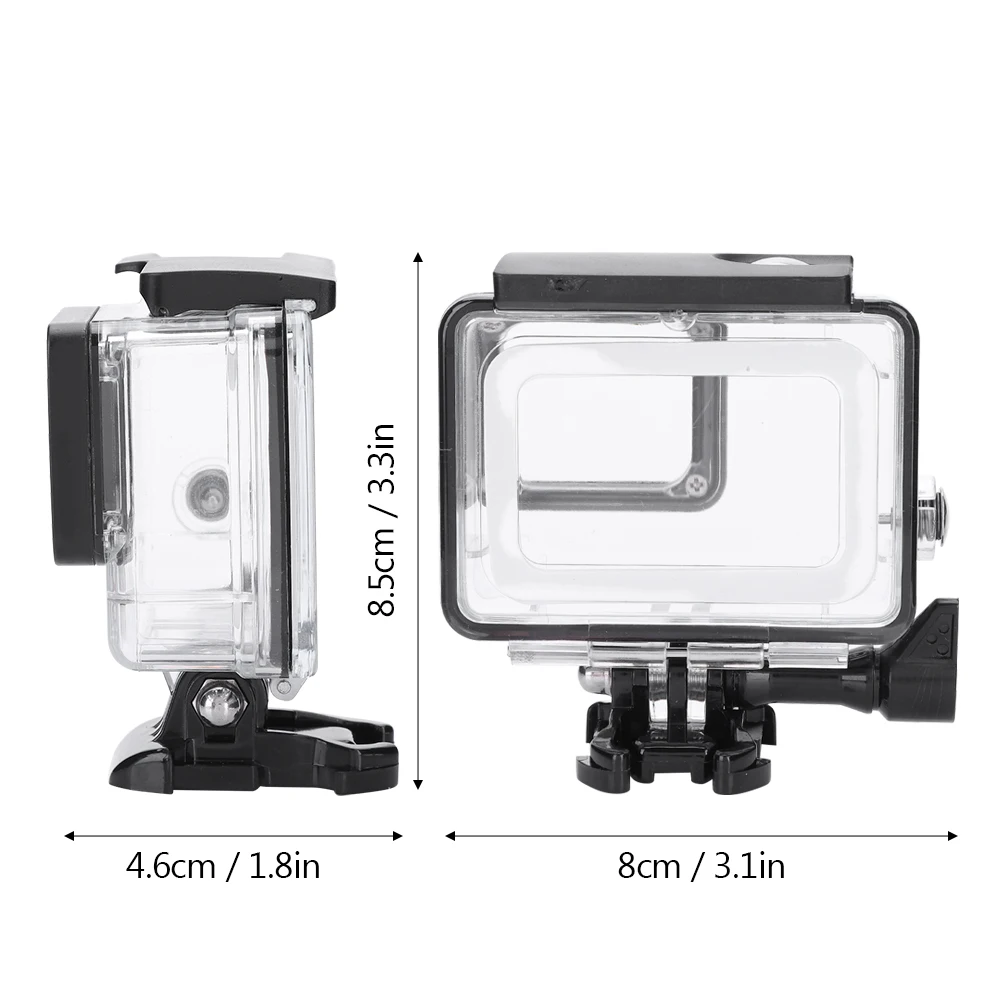 Несъемный Защитный Водонепроницаемый чехол с защитой от царапин для камеры Gopro