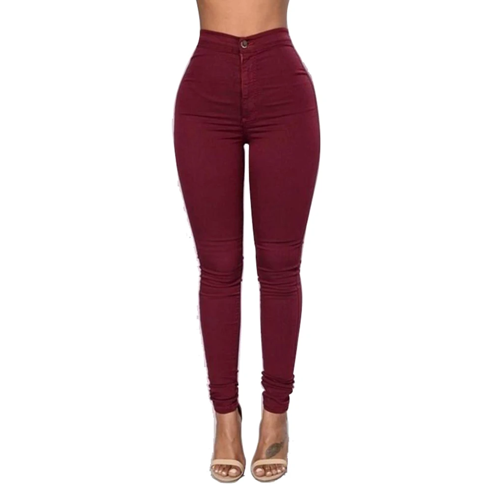 

Fashion Ladies Jeans for Women High Waisted Jeans Casual Pencil Trousers Denim Tights Leggings Skinny Pencil Pants Slim Jeans