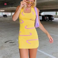 tossy halter knitted dress women summer v neck backless holiday party dresses sexy beach vacation mini dress slim bodycon 2021
