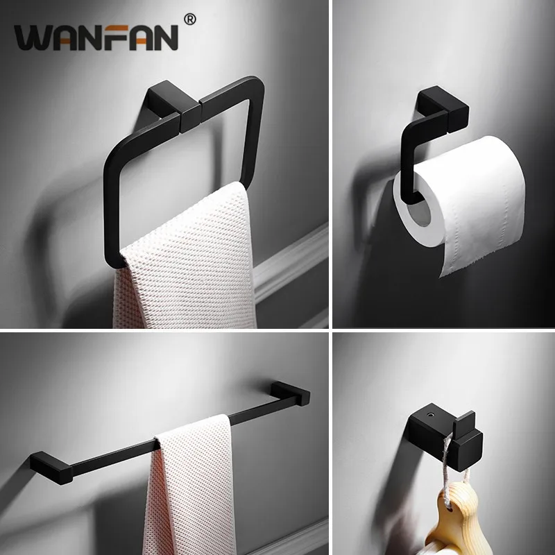 Набор аксессуаров для ванной комнаты европейские современные держатели