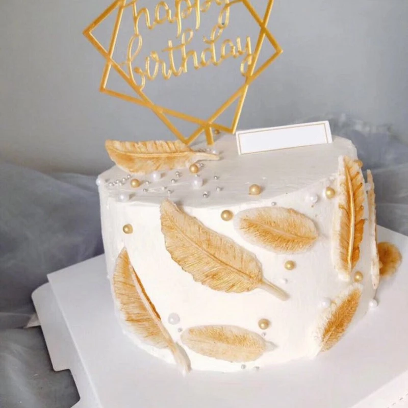 

hot selling Multi-shape Silicone Feather Leaf Shape DIY Chocolate Fondant Mould 3D Pastry Jelly Cookies Baking Cake tools