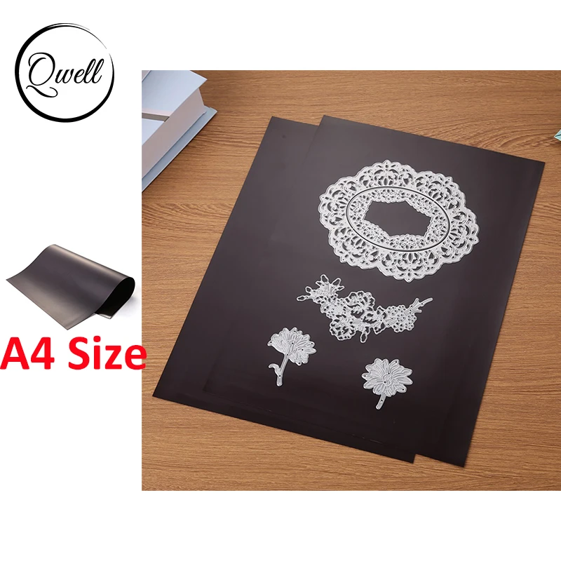 

10pcs/set A4 size Rubber Soft Magnet Sheets Flexible Magnetic Tape Storage Bag for Cutting Dies Storage 11.7*8.2inch