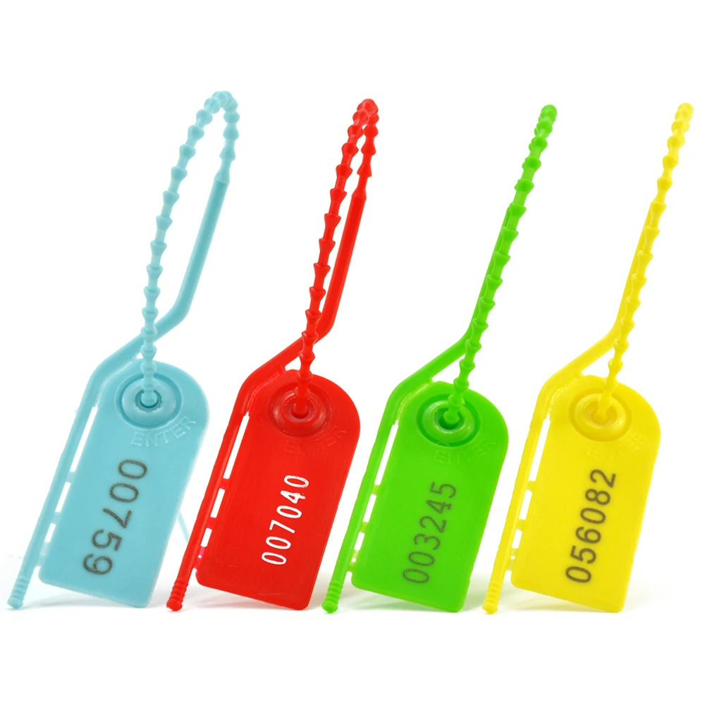 100 шт пластиковые уплотнения для вскрытия затягивающие стяжки легко оторвать