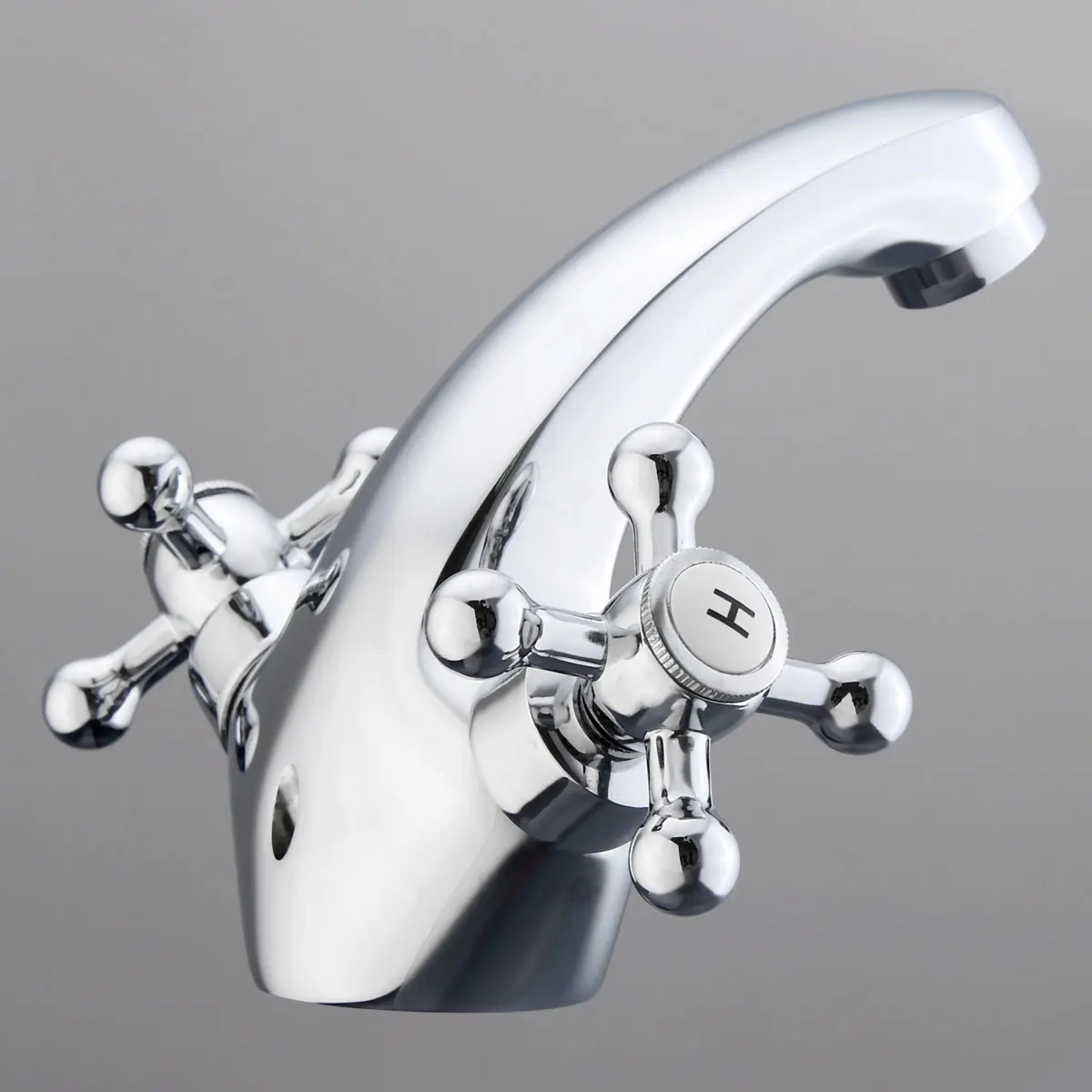 Современный кухонный смеситель с двойной ручкой латунный хромированный кран для