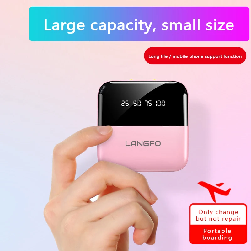 повербанк Внешний аккумулятор 30000мАч для Xiaomi Mi iPhone Samsung Смартфоны Powerbank