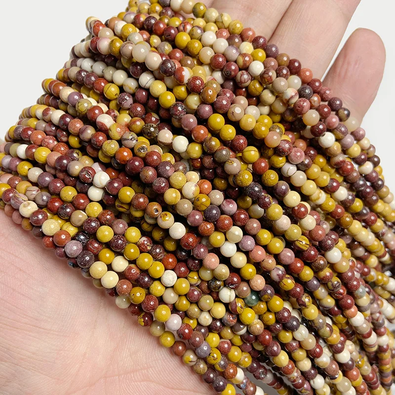 Бусины из натурального агата гладкие зеленые нефрита 4 мм круглые Агаты флюорита