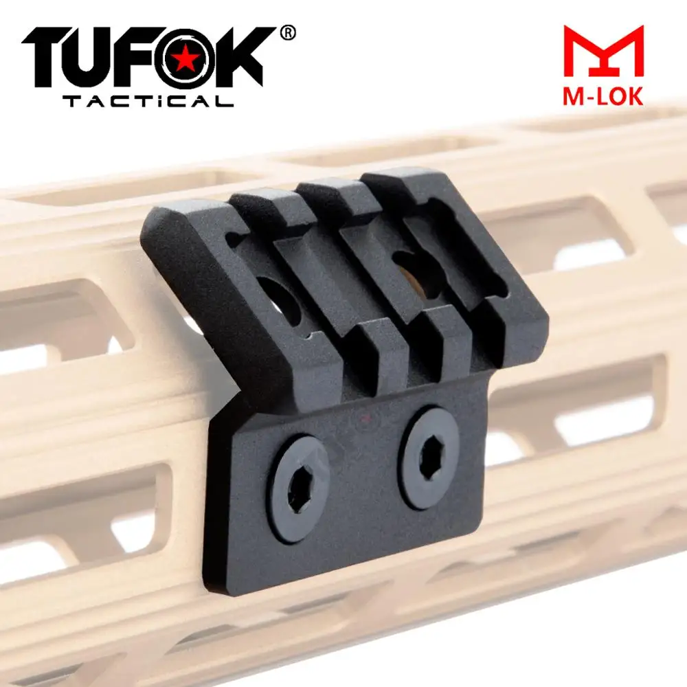 Tufok M-Lok Keymod смещение M300 M600 разведка светильник крепление MLok Оптика прицел