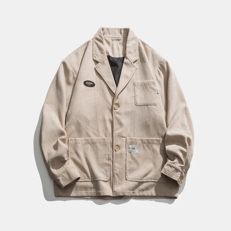 

Epicsocotra spring neutral BF wind lamp corduroy Blazer Jacket men's and women's Jacket winter jackets modis stone islande lol