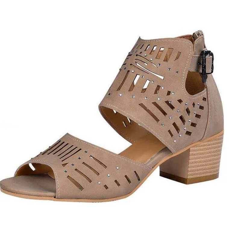 

2020Plus Size 35-43 Women Sandals Buckle Strap Fashion summer Shoes Woman Sandalias Mujer Summer Ladies Sandals Feminine