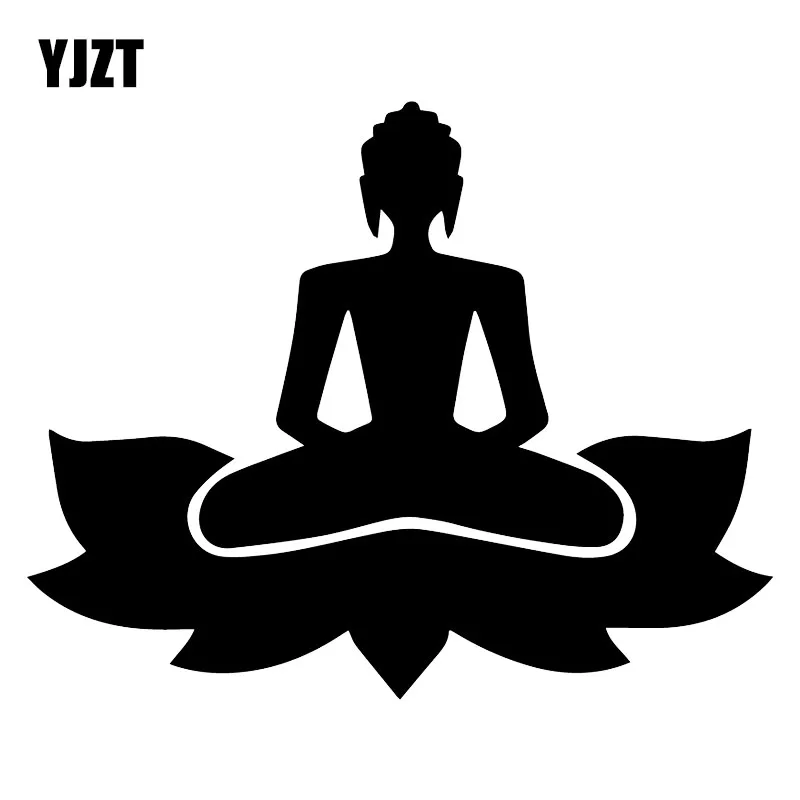 YJZT 17 2X13 7 см Будды из мультфильма Холодное сердце Намасте Йога виниловые наклейки