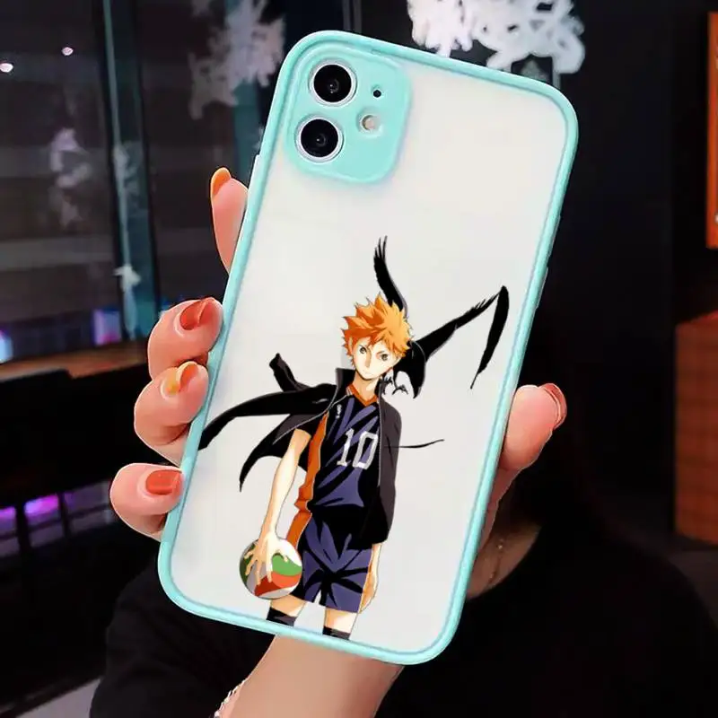 

Pin on Haikyuu Hinata Shouyou Phone Case matte transparent For iphone 7 8 11 12 plus mini x xs xr pro max cover