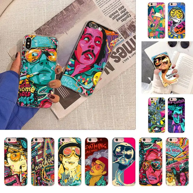 

Fear and Loathing in Las Vegas Phone Case For iphone 13 X XS MAX 6 6s 7 7plus 8 8Plus 5 5S se 2020 XR 12 11 pro max Fundas Capa