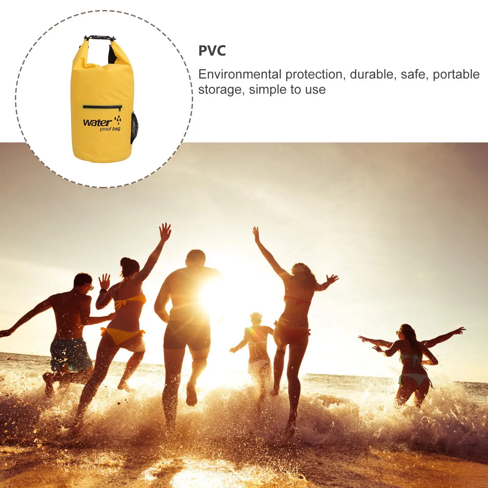 

Rafting Waterproof Bag Storage Bag Beach Practical Dry Bag Swimming Bag