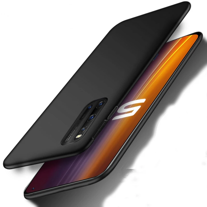 Защитный чехол для IQOO Neo 3 мягкий магнитный из ТПУ с кольцом держателем телефона