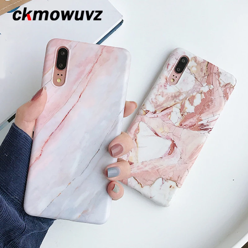 Мраморный чехол для Samsung Галактики A72 A51 A71 A52 5G задняя крышка Huawei P40 Lite P30 Pro P20
