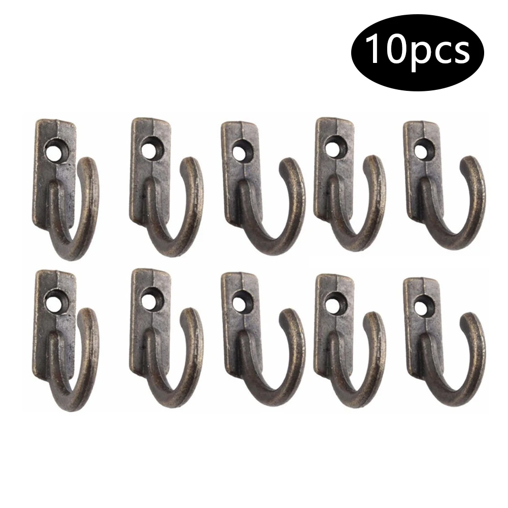 

10PCS Vintage Hat Coat Door Hooks Vintage Wall Antique Door Hanger Home Towel Hanger Bathroom Wall Hook Rack Clothes Hooks