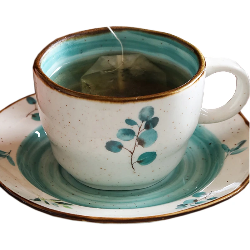 Набор фарфоровых чайных чашек кофейные чашки с блюдцем набор керамических