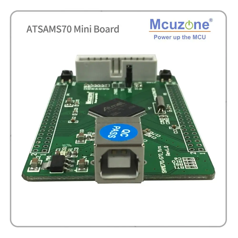 Sams70 ATSAMS70n19 мини плата 300 МГц Cortex M7 USB 2 0 высокоскоростное устройство 512KB flash 256KB