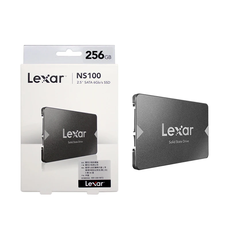 Внутренний твердотельный диск Lexar SSD 128 ГБ HDD 256 512 ТБ NS100 SATA III 2 5 дюйма для ноутбука |