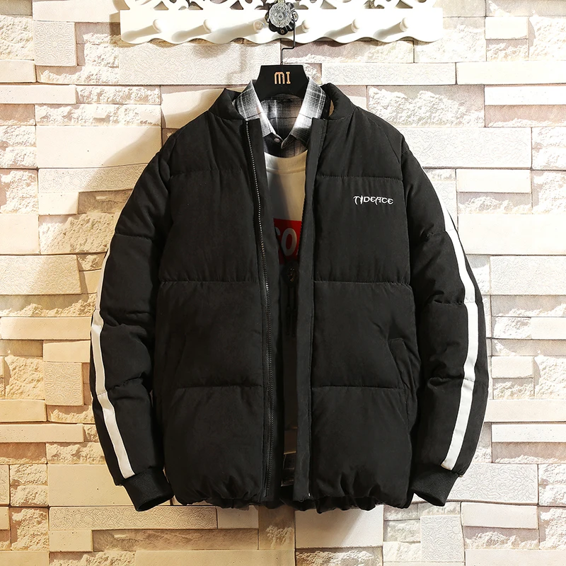 Мужская куртка большого размера свободная Толстая в Корейском стиле на осень и