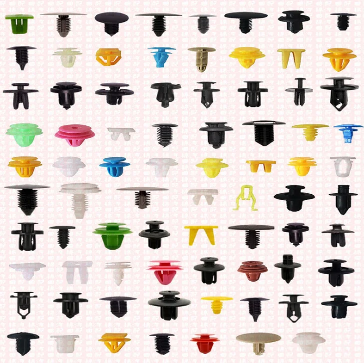 Зажимы универсальные для автомобильных бамперов пластиковые 500 шт. | Автомобили и