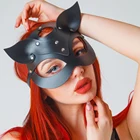 БДСМ маска для глаз секс бондаж взрослые игры парные кожаная маска эротические костюмы для женщин мужчин косплей игрушки для взрослых продукт