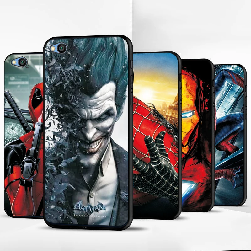 Супергерой чехол для телефона для Xiaomi redmi Go чехол для redmi Go Marvel Мстители черный ТПУ бампер для Xiaomi redmi Go redmi go 5,0"