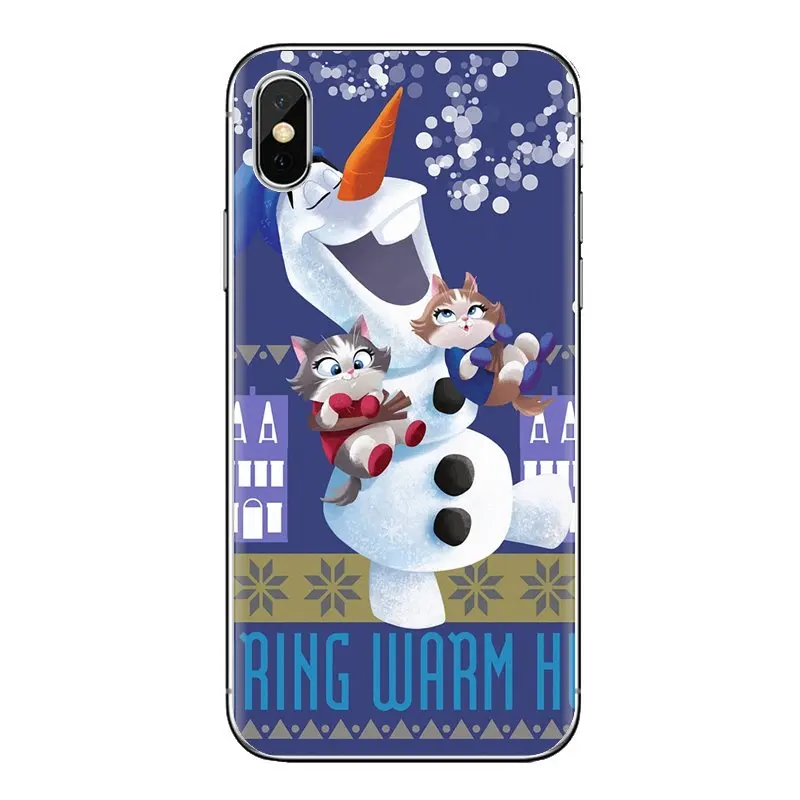 Милые платья со снеговиком Олафом из мультфильма Снежинка для samsung Galaxy S3 S4 S5 мини