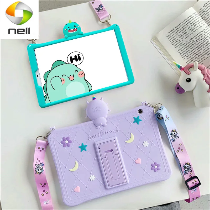 

Kids Safe Shockproof Safe Case Huawei Mediapad T5 10.1 AGS2-W09/L03/L09 Cartoon Stand Tablet Cover T3 T5 10" Case pen shell
