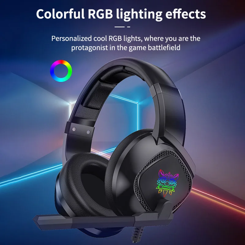 

Новый компьютерных игр наушники с цветовой моделью RGB светильник K19 наушники RGB игровая гарнитура с Шум микрофон с функцией шумоподавления д...