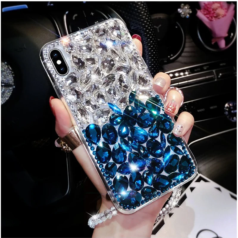 

Sparkly Bling Phone Case For iphone 11 pro Cases For iphone 12 Case Luxury Case For iPhone 7 plus Cases Acrylic Shockproof Cover