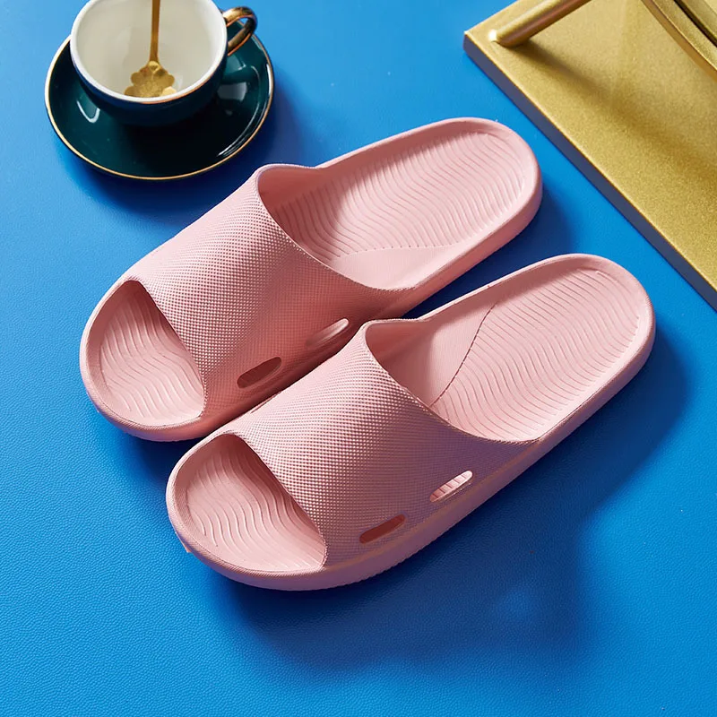 

Women Thick Platform Slippers Summer Beach Eva Soft Sole Slide Sandals Leisure Men Ladies Indoor Bathroom Anti-Slip Shoes