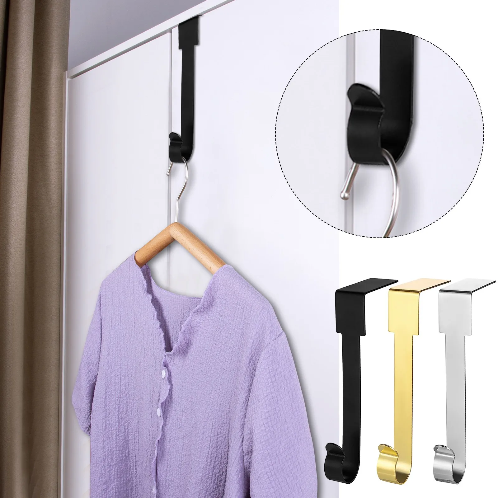 2021 New Fireplace Mantel Hanger Metal Hanging Clips Hooks Sock Iron Clothes | Дом и сад