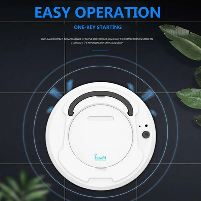 Многофункциональный робот-пылесос 1800 па умный пылесос с зарядкой 3-в-1