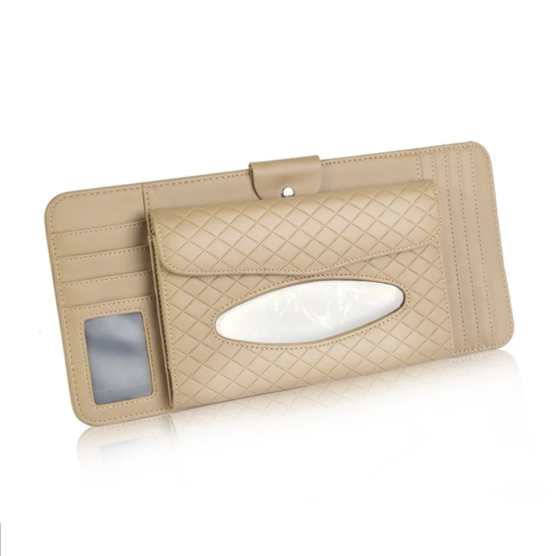 Автомобильная сумка для хранения солнцезащитных карточек и компакт дисков