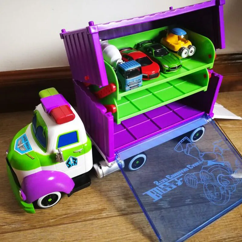 TAKARA TOMY DISNEY& TOMICA Toy Story Buzz Lightyear Коллекция 1: 84 Star командный контейнер для перевозки грузовика Изысканные Подарки для детей