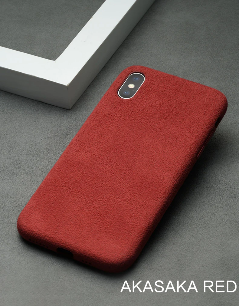 SanCore для iPhone X XS Max чехол для телефона кожа Полная защита Алькантара бизнес кожа Роскошный телефон оболочка замша задняя крышка