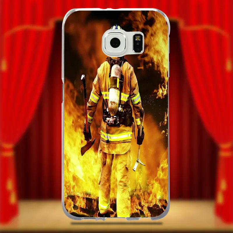 Emt Пожарный Мягкий Силиконовый ТПУ Прозрачный Роскошный чехол для Samsung Galaxy S2 S3 S4 S5