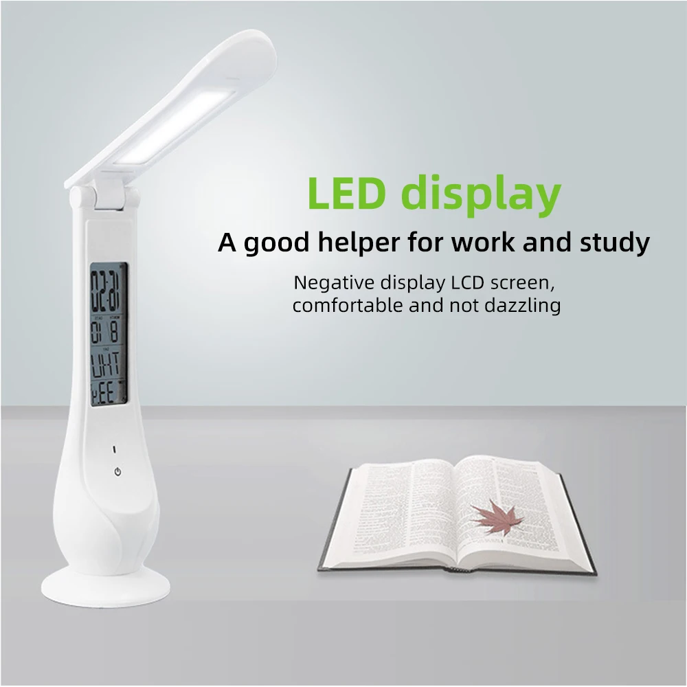 

Wireless Charging Desk Lamp USB Night Light Touching Control 3Modes Eyecaring Table Lamp Bedside Night Light For Office Home