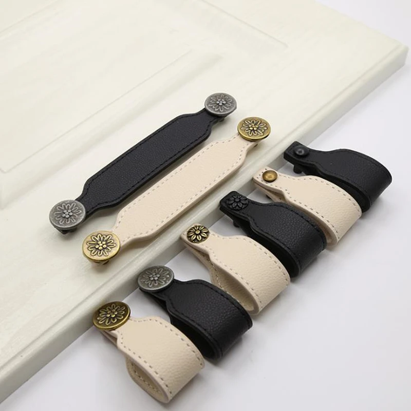 Ручка для шкафа LCH в китайском стиле белая из синтетической кожи ручка мебели