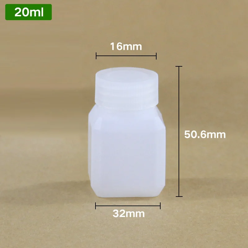 UMETASS 20 мл мини многоразовые бутылки с крышкой пустой пластиковый контейнер для