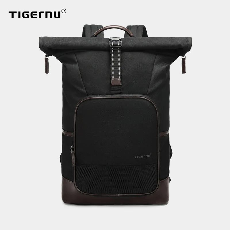 Рюкзак Tigernu мужской для ноутбука 15 6 дюйма брендовый рулонный модный
