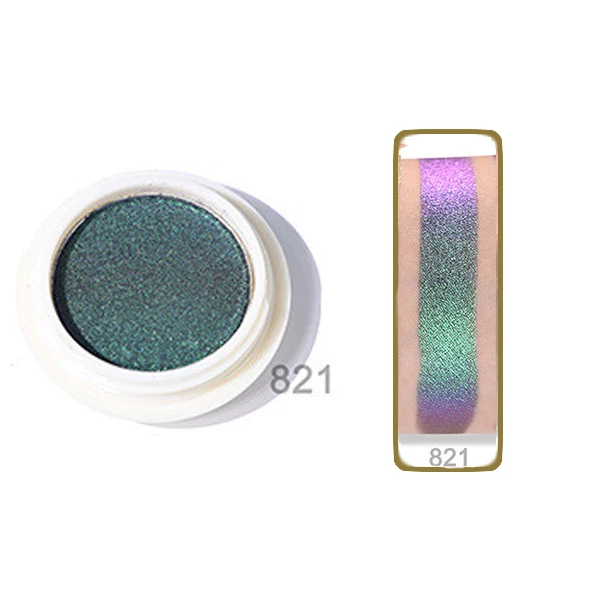 Многохромированные тени для век блестящие палитра металлических блестящих