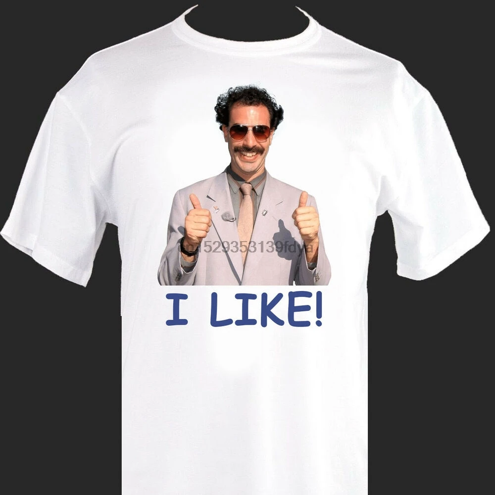 Фото Борат мне нравится футболка S M L XL 2XL 3XL комедийные ali G Смешные придурковатые Борат мне нравится футболка S M L XL 2XL 3XL комедийные ali G Смешные придурковатые