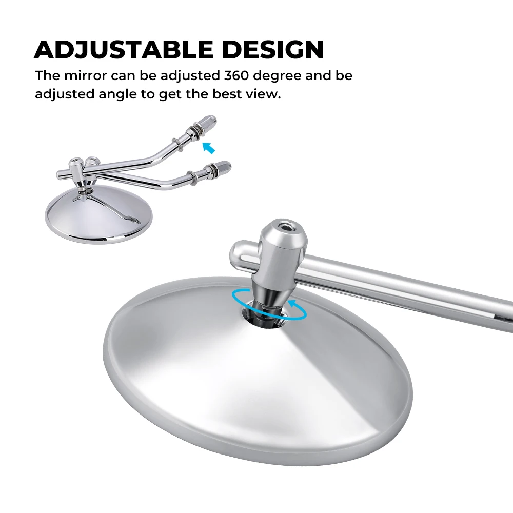 Зеркала заднего вида для мотоцикла и скутера Harley Softail Dyna Deluxe Heritage Street Fat Bob Breakout